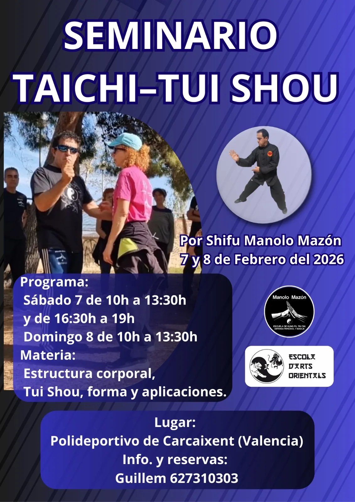 Seminario Taichi - Tui Shou (sifu Manolo Mazón)