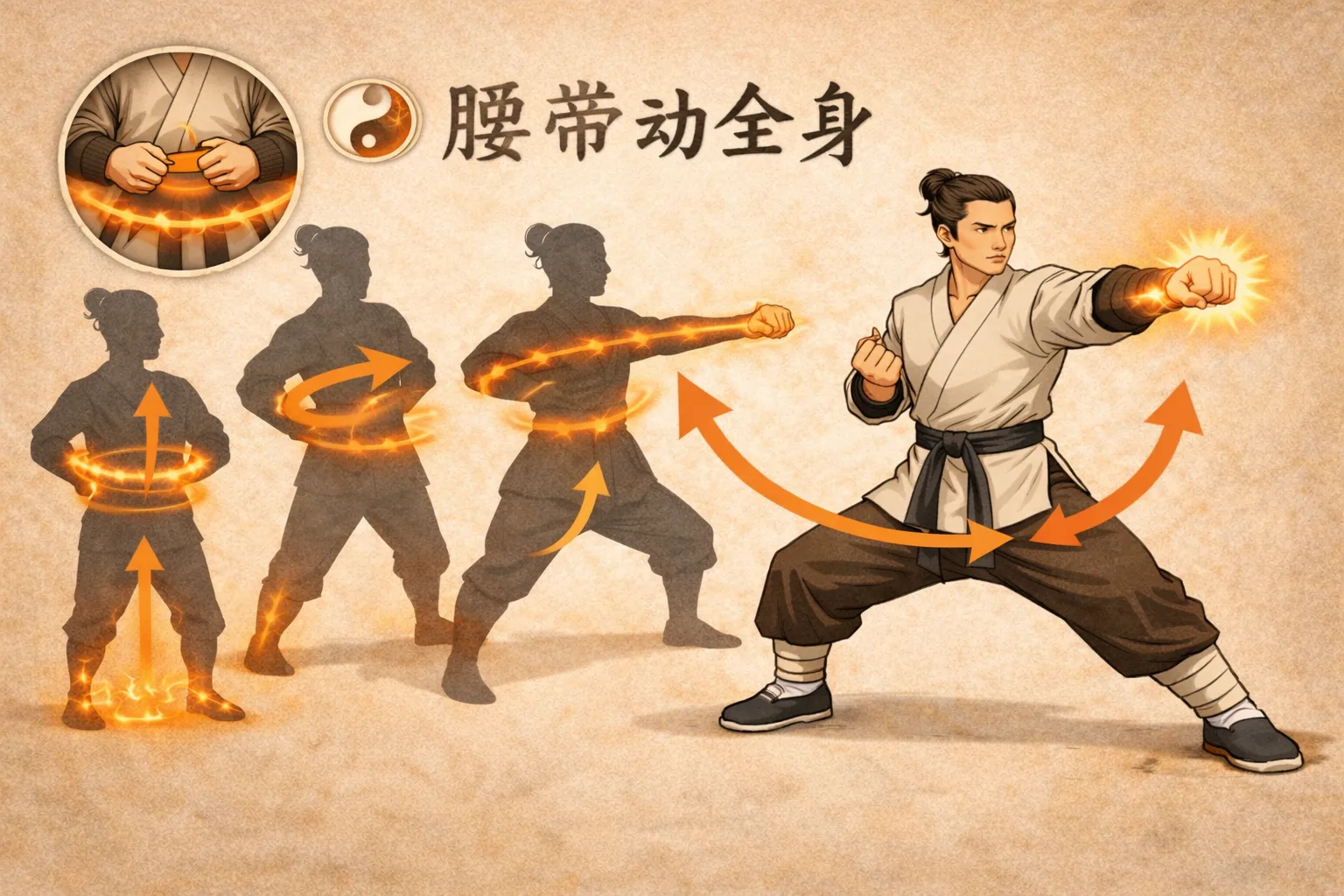 La función de la cintura en las Artes Marciales Chinas